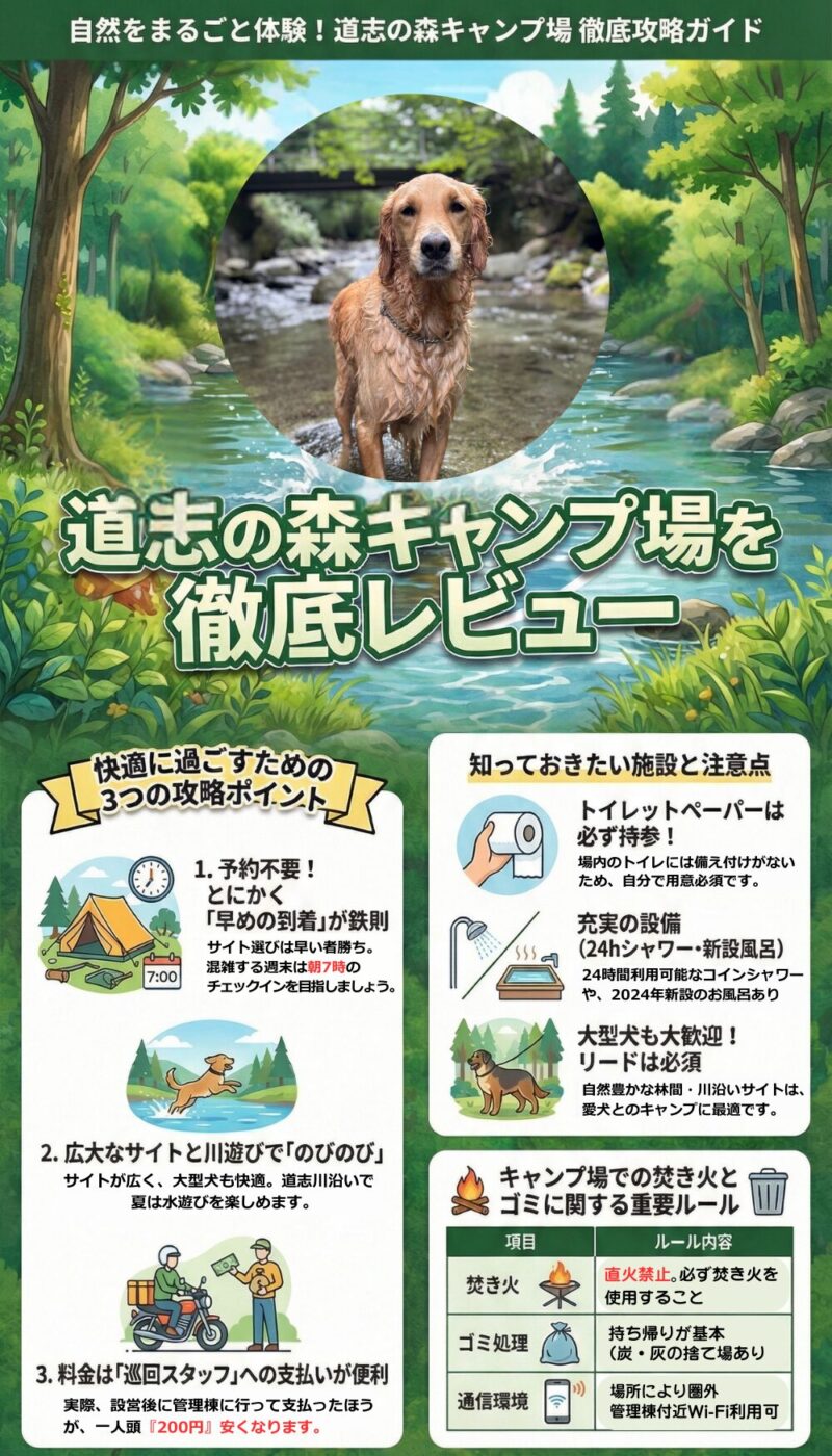 道志の森キャンプ場徹底ガイド